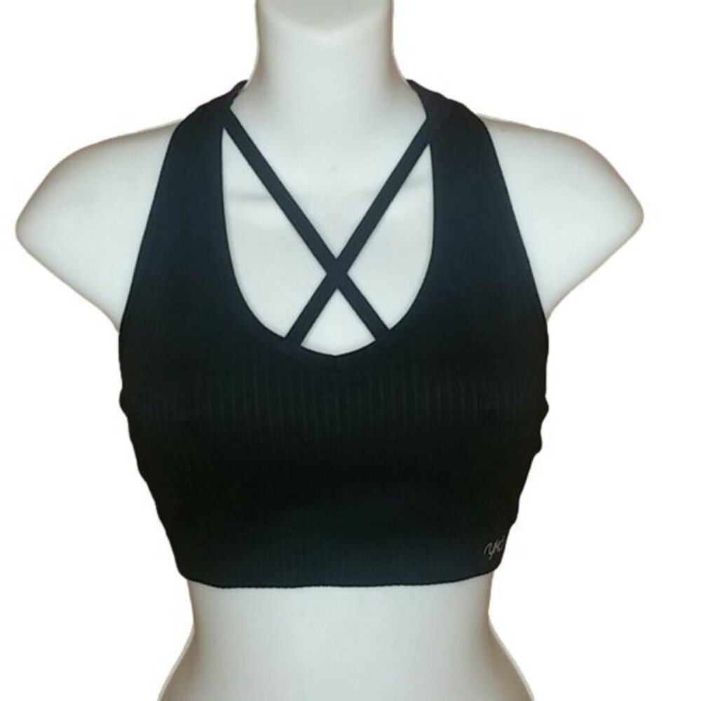 Ryka Black Strappy Sports Bra Size XS
